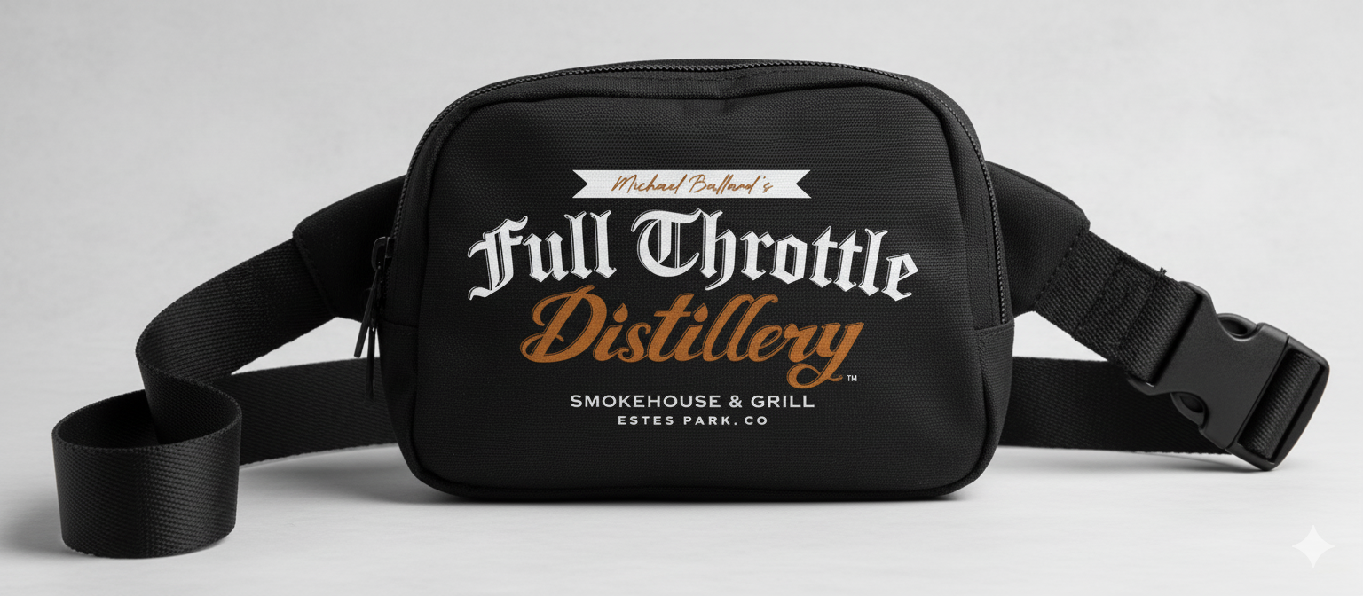 Full Throttle Distillery Anywhere Belt Bag