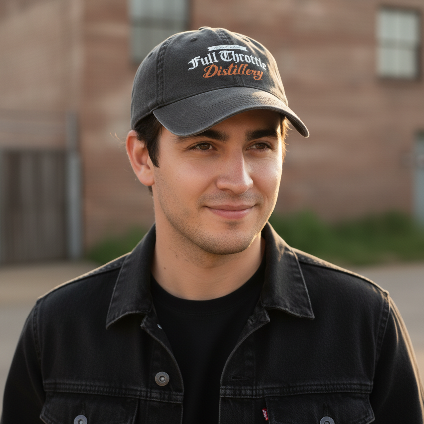Full Throttle Distillery Embroidered Baseball Hat