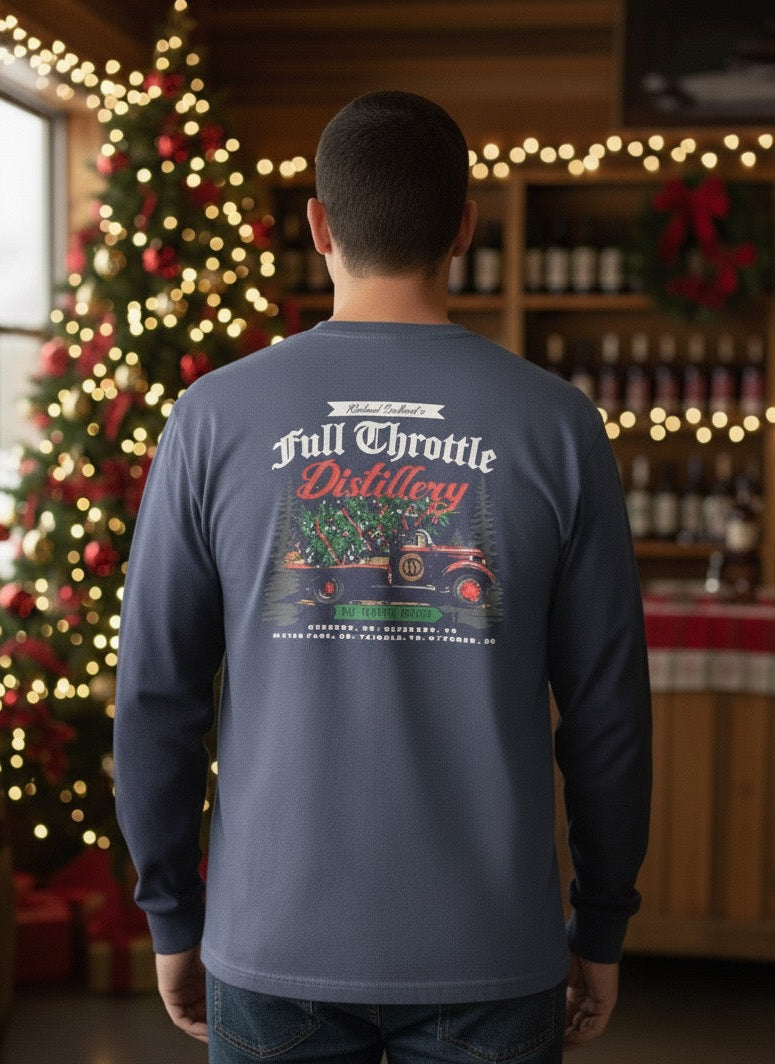 Vintage Winter Truck Long Sleeve - Adult