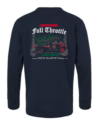 Vintage Winter Truck Long Sleeve - Youth